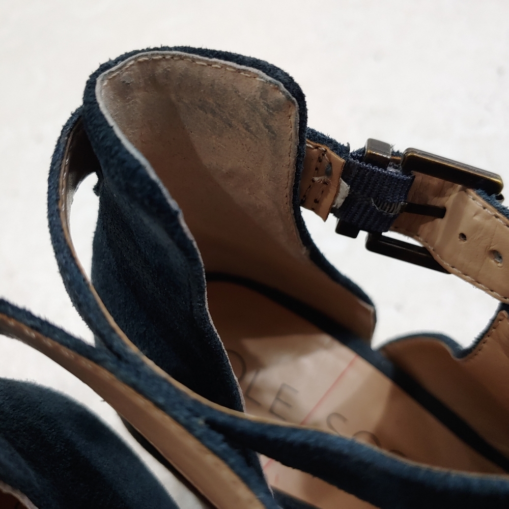 SOLE SOCIETY FERRIS SUEDE PEEP TOE HEEL - Picture 10 of 12